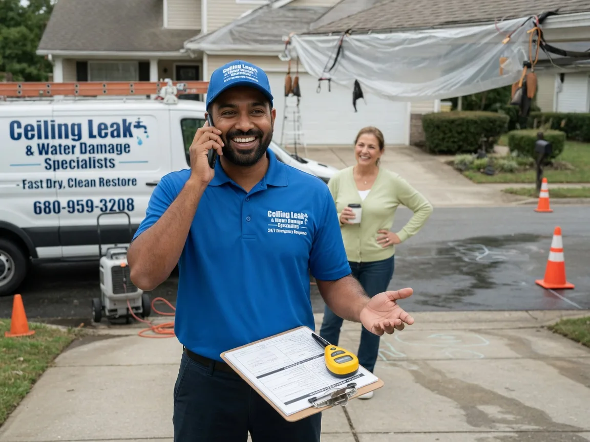 Ceiling Leak Cleanup Lancaster, OH FAQs